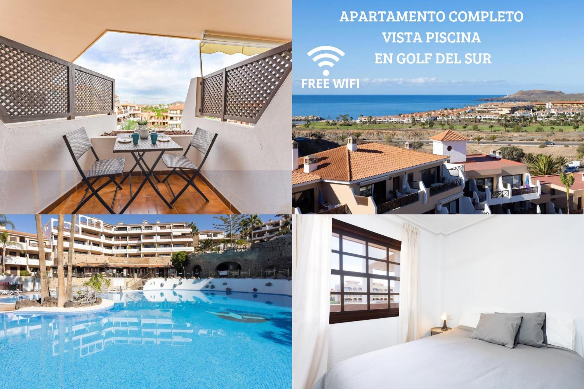 Apartamento Con Piscina Golf Del Sur Сан Мигел де Абона Екстериор снимка